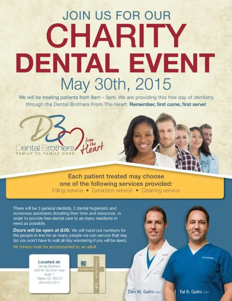 Dental Brothers Heart Flyer 1