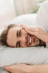 Blood flow to the head is increased when lying down.